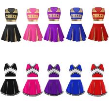 Conjunto de uniforme infantil feminino performance roupa de ginástica cosplay elástico cintura palco, usado comprar usado  Enviando para Brazil