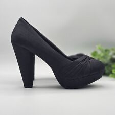 K9 By Rocketdog Pumps Heels Women's Size 9 M Black Twist Bow Pin Up Rockabilly, used for sale  Shipping to South Africa