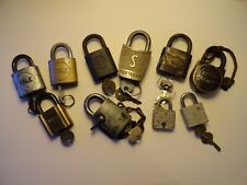 Vintage working padlocks with keys lot for sale  Shipping to South Africa