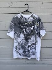 Camiseta De Colección Y2K Tapout Gráfico Esqueleto Grunge AOP Gráfico Blanca Para Hombres Talla XL segunda mano  Embacar hacia Argentina