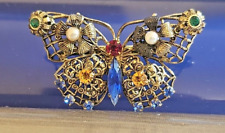 Vintage butterfly brooch for sale  Evans Mills