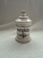 Morphine apothecary porcelain for sale  Celina