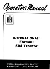 504 tractor manual for sale  Houston