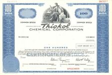 Thiokol Chemical Corp. - Certificado de stock de muestras con fecha de 1930 - existencias de muestras segunda mano  Embacar hacia Argentina