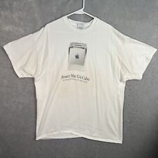 Camiseta masculina branca vintage anos 90 Apple Power Mac g4 cubo computador adulto GG comprar usado  Enviando para Brazil