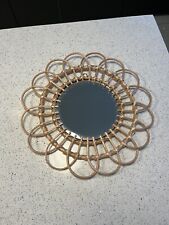 Wicker mirror for sale  SWINDON