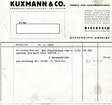 Rechnung 1960 kuxmann gebraucht kaufen  Oelde