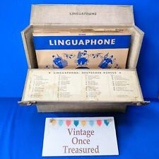Vintage 1940s linguaphone for sale  PULBOROUGH