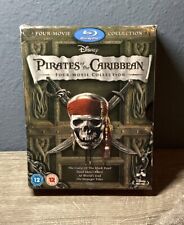 Piratas do Caribe: Coleção de Quatro Filmes (Disco Blu-ray, 2012, Conjunto de 4 Discos) comprar usado  Enviando para Brazil
