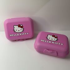Sanrio Hello Kitty x Tupperware Recipiente de Braçadeira Cofre Rosa para Alimentos - Conjunto de 2 - 2011 comprar usado  Enviando para Brazil