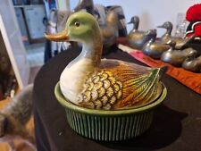 Green ceramic duck for sale  OXFORD