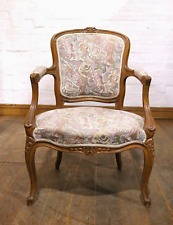 French style carved parlour chair - ornate armchair, used for sale  Shipping to South Africa