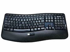 Microsoft Wireless Comfort Keyboard 5000 w/ Dongle Tested Clean Free Shipping for sale  Shipping to South Africa