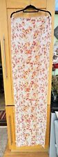 Peach floral viscose for sale  IPSWICH