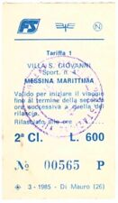 Biglietto traghetto agosto usato  Ribera