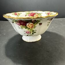 china rose bowl bone footed for sale  Wytheville