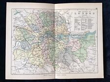 London antique map for sale  DUNFERMLINE