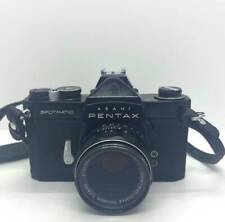 Cámara fotográfica Asahi Pentax réflex de lente única negra operación puntual/3049, usado segunda mano  Embacar hacia Argentina