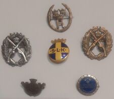 Seis insignias militares de Suecia - artículos originales - estado conservado segunda mano  Embacar hacia Mexico