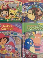 Conjunto de livros Nickelodeon Dora Explorer e Backyardigans em bolsa transportadora comprar usado  Enviando para Brazil