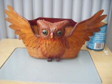Wicker work owl for sale  EASTBOURNE