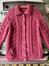 hand knitted aran sweater for sale  WITHERNSEA