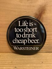 Warsteiner beer pinback for sale  Jackson