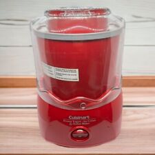 Máquina de sorvete Cuisinart ICE-20R iogurte vermelho, sorvete, sorvete, usado comprar usado  Enviando para Brazil