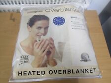 Monogram Luxurious Electric Blanket Heated OVERBLANKET SINGLE, used for sale  Shipping to South Africa