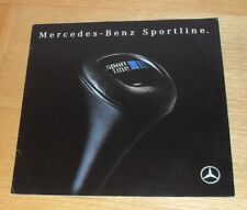 Mercedes sportline brochure for sale  FAREHAM