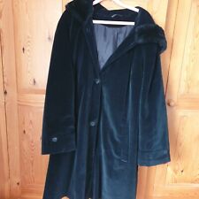 Black velvet coat for sale  NORTHWICH