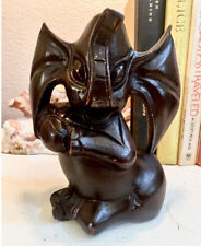 Vintage Hand-Carved Wooden Elephant Statue (baby Ganesha)? Too Darn Cute Tho for sale  Shipping to Canada