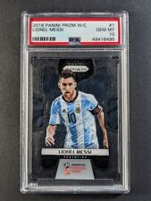 Conjunto Base Panini Prizm Copa do Mundo FIFA 2018 Lionel Messi Argentina #1 PSA 10 GM comprar usado  Enviando para Brazil