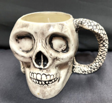 Ceramic skull mug for sale  Sykesville