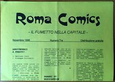 Roma Comics Fanzine il fumetto nella capitale di Pollicelli Zagor Club Gioco usato  Agliana