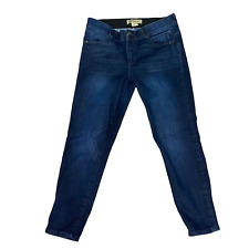 Jeans DEMOCRACY "Ab Solution" jeans stretch 5 bolsos cintura média tornozelo azul tamanho 10 comprar usado  Enviando para Brazil