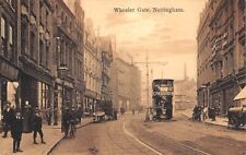 Used, WHEELER GATE NOTTINGHAM NOTTINGHAMSHIRE POSTCARD c.1900'S BOOTS PELHAM SERIES for sale  Shipping to South Africa