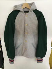 Skookum Beams Gry Grn Wool Stadium Jumper, used for sale  Shipping to South Africa