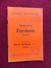 Farm booklet fordson d'occasion  Expédié en Belgium