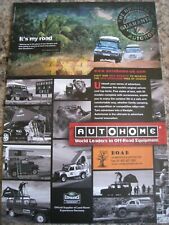 Autohome road equipment for sale  BRISTOL