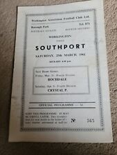 Workington southport 1960 for sale  CARLISLE