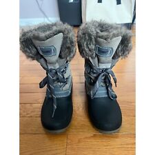 Khombu Slope Gray Waterproof Winter Boots for sale  Shipping to South Africa
