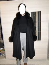 Manteau noir fourrure d'occasion  Tourcoing