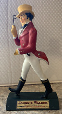 Rare Vintage 50s JOHNNIE WALKER  Scotch Whisky Striding Man Figure Cane Monocle, used for sale  Shipping to South Africa