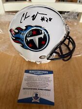 Mini capacete Chris Johnson Tennessee Titans - Certificado de autenticidade comprar usado  Enviando para Brazil