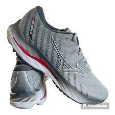 Zapatos para correr Mizuno Wave Inspire 19 para hombre talla 10,5 gris rojo carbón segunda mano  Embacar hacia Argentina
