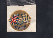 1960s AVON Crossed Flags Sticker Badge Mod Vespa Lambretta Classic Car Motorbike for sale  Shipping to South Africa