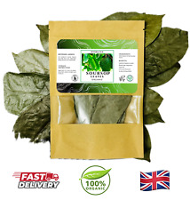Ceylon ORGANIC Dehydrated Soursop Guanabana Graviola Guyabano Leaves Powder Tea, used for sale  Shipping to South Africa