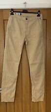 Used, Men’s Franklin Marshall Skinny Fit Beige Cotton Trousers W30 L31 for sale  Shipping to South Africa