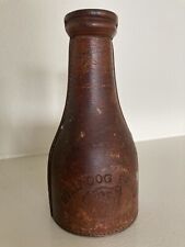 Bull Dog Brand Shake Bottle Brunswick Balke-Collender Co Leather & Some Peas for sale  Shipping to South Africa